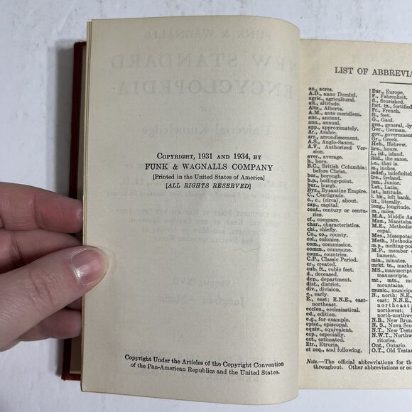 Funk an Wagnalls New Standard Encyclopedia 1931 1934 Vol XVII Jungfrau to Maffei - Picture 6 of 15